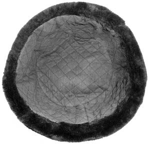 inside view of a winter hat, lining, padding